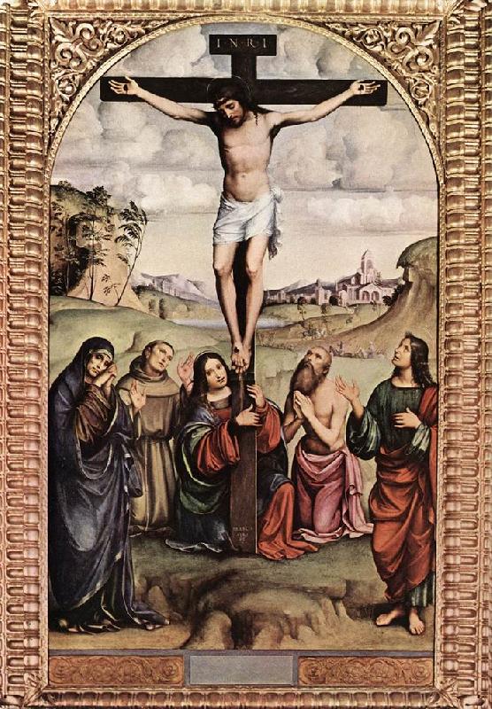 FRANCIA, Francesco Crucifixion xdfgs Sweden oil painting art